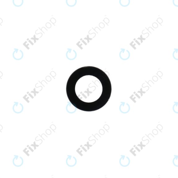 Szklo obiektywu tylnej kamery z ramka do iPhone 6, Czarny, Black
