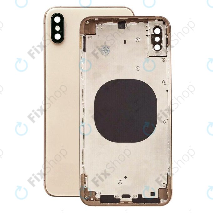 Tylna/Tylna obudowa do iPhone XS Max | Zloty | Gold