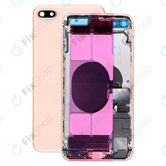 Tylna obudowa z malymi czesciami do iPhone 8 Plus, Złoty, Gold