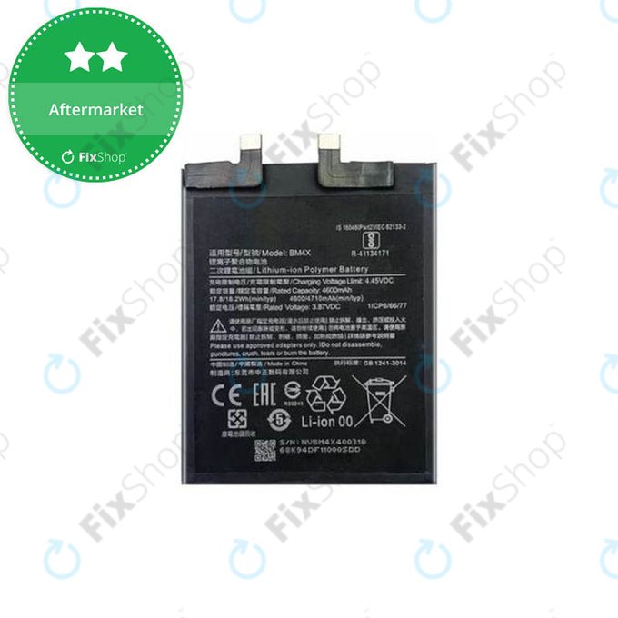 Bateria do Xiaomi Mi 11 M2011K2G, BM4X, 4600mAh