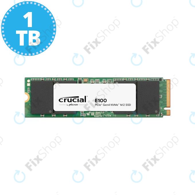 SSD M.2 2280 PCIe 1TB, Crucial E100, 8QCT1000E100SSD8