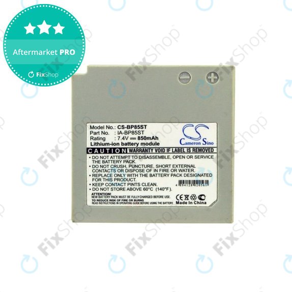 Bateria do Samsung VP-MX10, 20, 850mAh, Li-Ion, 7.4V, IA-BP85ST, HQ