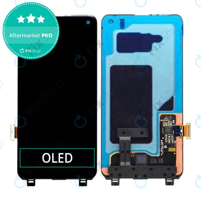 Wyświetlacz OLED do Samsung S10 G973F, Ekran dotykowy bez ramki