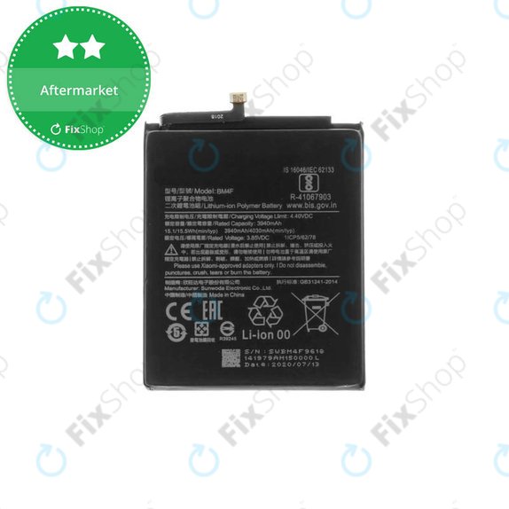 Bateria do Xiaomi Mi 9 Lite, Mi A3, BM4F, 4030mAh
