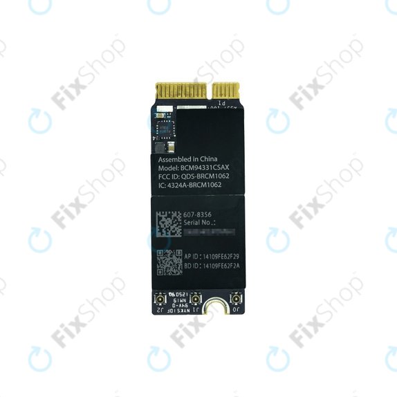 Karta sieci bezprzewodowej Airport BCM94331CS do MacBooka Pro 13" A1425 (Late 2012 - Early 2013), 15" A1398 (Mid 2012 - Early 2013)