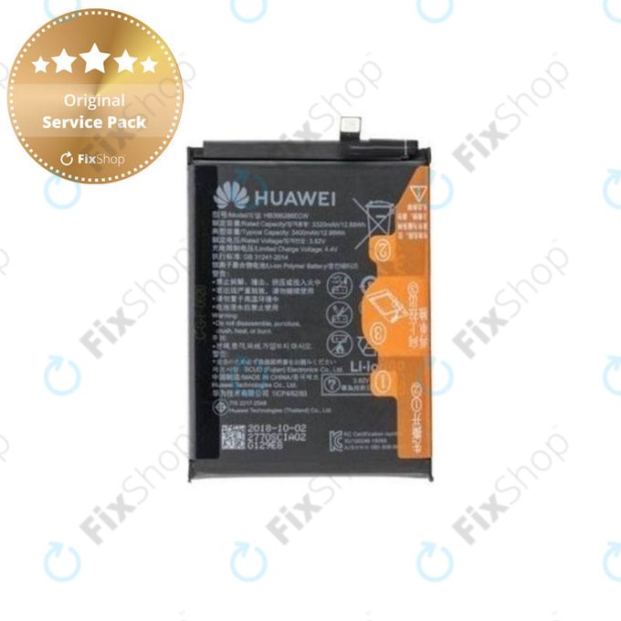 Bateria do Huawei Honor 10 Lite (HRY-LX1), P Smart (2019), Y9 (2019), HB396286ECW, 3400mAh, 24022919, 24022770, Genuine Service Pack