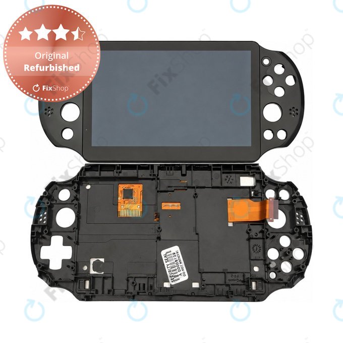Wyświetlacz do Sony PlayStation Vita 1000, Ekran dotykowy i ramka, Czarny, Black, Refurbished