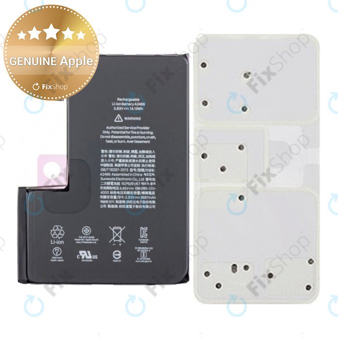 Bateria do iPhone 12 Pro Max, 661-18428, 3687mAh, Genuine Apple