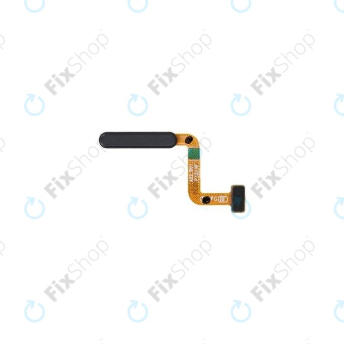 Czujnik linii papilarnych z taśmą flex do Samsung A22 A225F, GH96-14401A, Czarny, Black, Genuine Service Pack