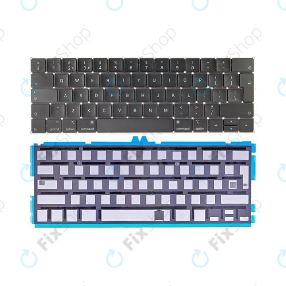 Klawiatura z podświetleniem UK/EU do MacBook Pro 13" A1989 (2018 - 2019), 15" A1990 (2018)