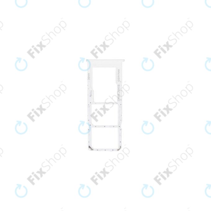 Tacka SIM do Samsung A12 A125F, GH98-46124B, Bialy, White, Genuine Service Pack