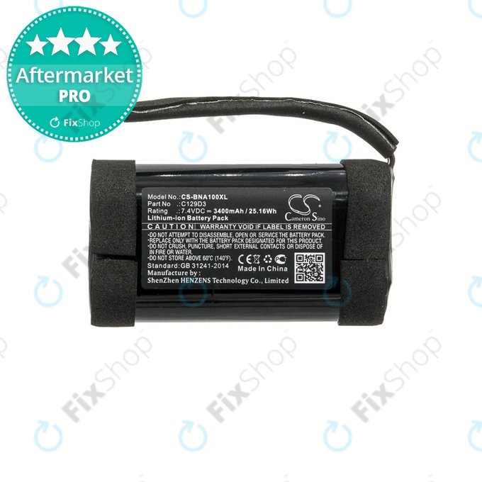 Bateria do Bang & Olufsen BeoPlay A1, C129D3, 3400mAh, HQ
