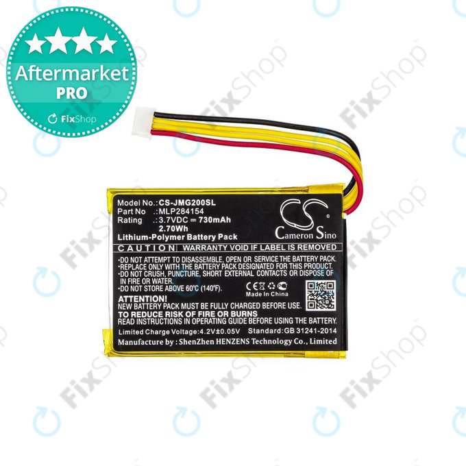 Bateria do JBL Go 2, Li-Pol, 730mAh, HQ