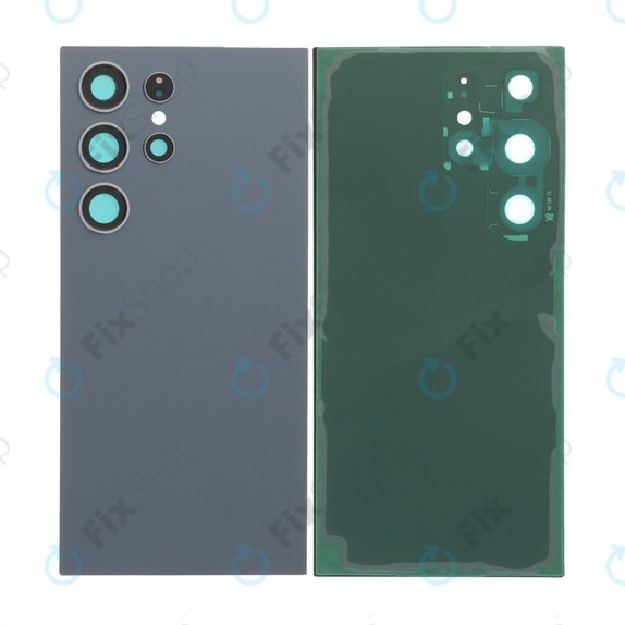 Tylna pokrywa baterii z kompletnym montażem do Samsung S24 Ultra S928B, Titanium Black