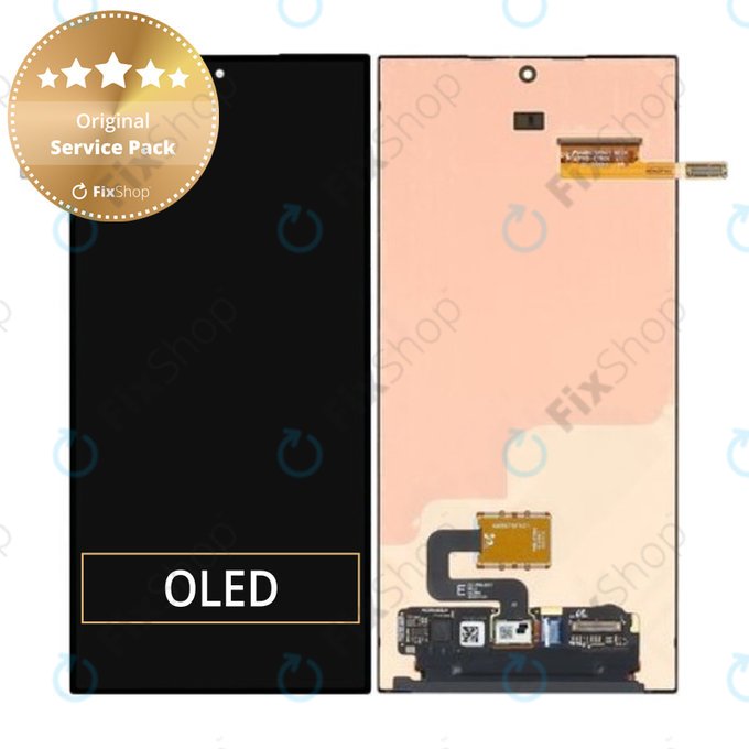 Wyświetlacz z ekranem dotykowym bez ramki do Samsung S24 Ultra, GH82-33385A, S928B, Genuine Service Pack