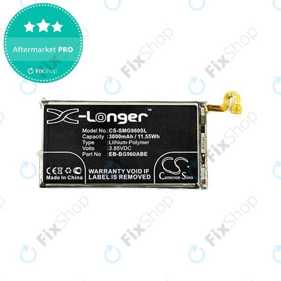 Bateria do Samsung S9 G960F, EB-BG960ABE, 3000mAh, HQ