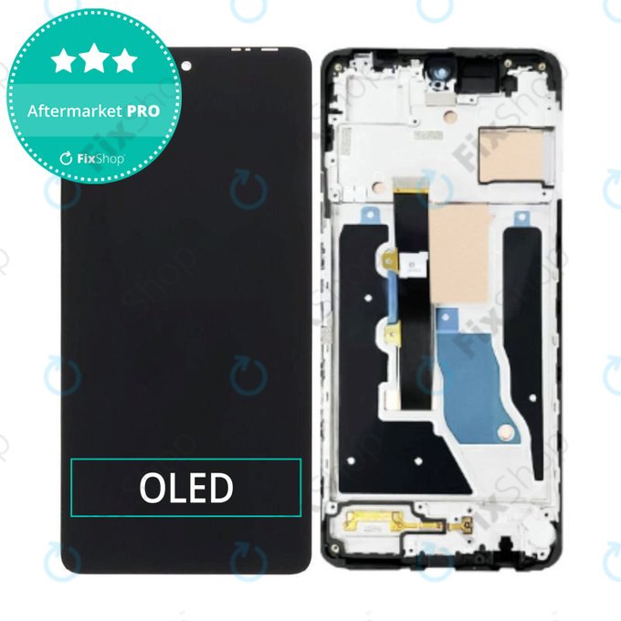 Wyświetlacz OLED do Infinix Note 30 Pro, Ekran dotykowy z ramką, Magic Black