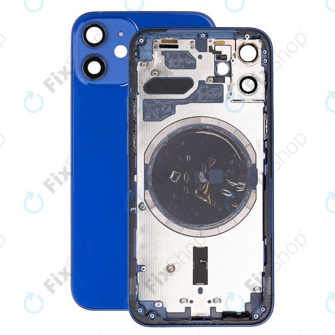 Tylna obudowa do iPhone 12 Mini, Niebieski, Blue