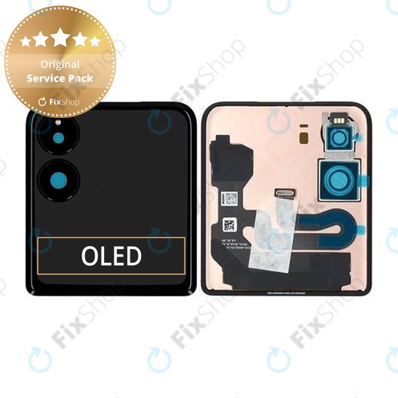 Wyświetlacz z ekranem dotykowym do Xiaomi Mix Flip 2405CPX3DC, 560004000N800, Zewnętrzny, Czarny, Black, Genuine Service Pack