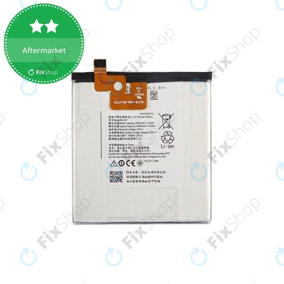 Bateria do Lenovo VIBE Z2, BL230, 3000mAh