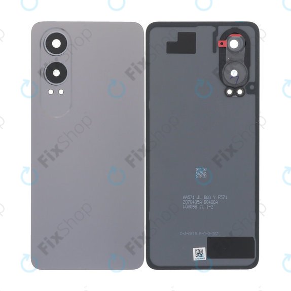Tylna pokrywa baterii z kompletnym montażem do OnePlus Nord CE 4 Lite 5G, Super Silver