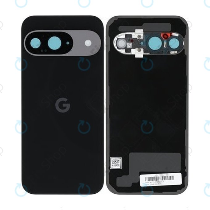 Tylna pokrywa baterii do Google Pixel 9, G949-00948-00, Obsidian, Genuine Service Pack