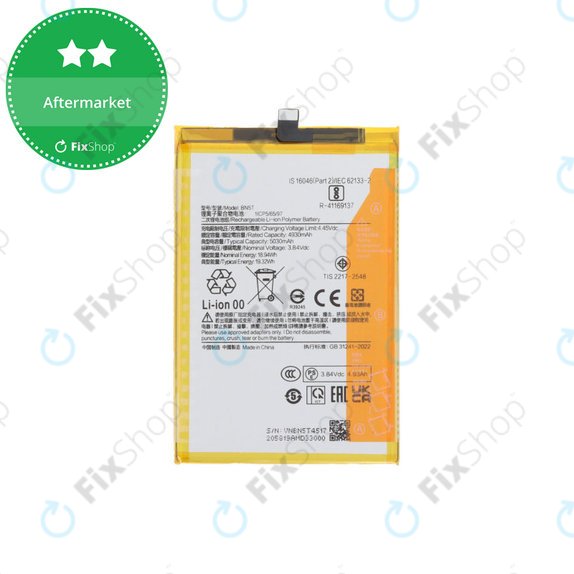 Bateria do Xiaomi Redmi 13, 13 5G, Poco M6 4G, BN5T, 5030mAh