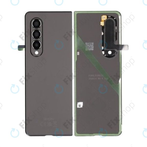 Tylna pokrywa baterii do Samsung Z Fold 3 F926B, GH82-26312A, Phantom Black, Genuine Service Pack