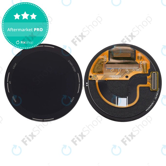 Wyświetlacz OLED + szybka dotykowa bez ramki (Black) do Garmin Instinct 3 45mm
