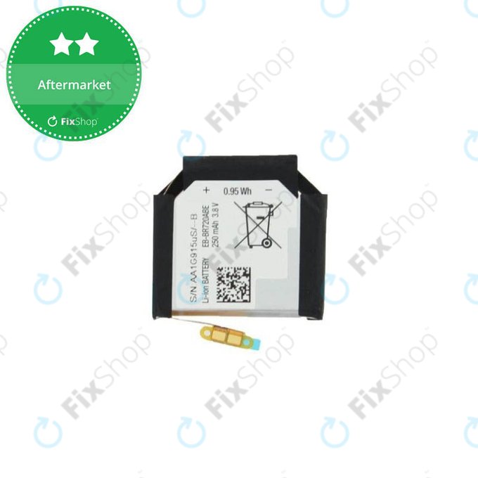 Bateria do Samsung Gear S2 R720, BR7200ABE, 250mAh