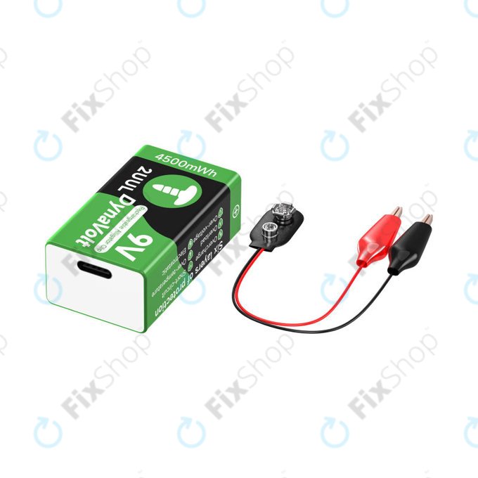 Krokodylek z wyzwalaczem elektrycznym 9V, 2UUL BT04