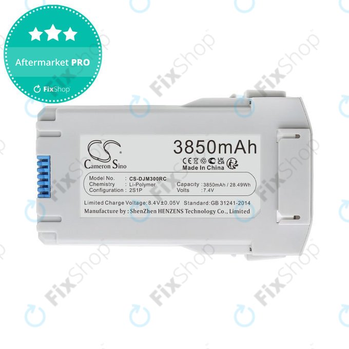 Bateria do DJI Mini 3, Mini 3 Pro, Mini 4, Mini 4 Pro, 3850mAh, Li-Pol, 7.4V, BWX162-2453-7.38, HQ