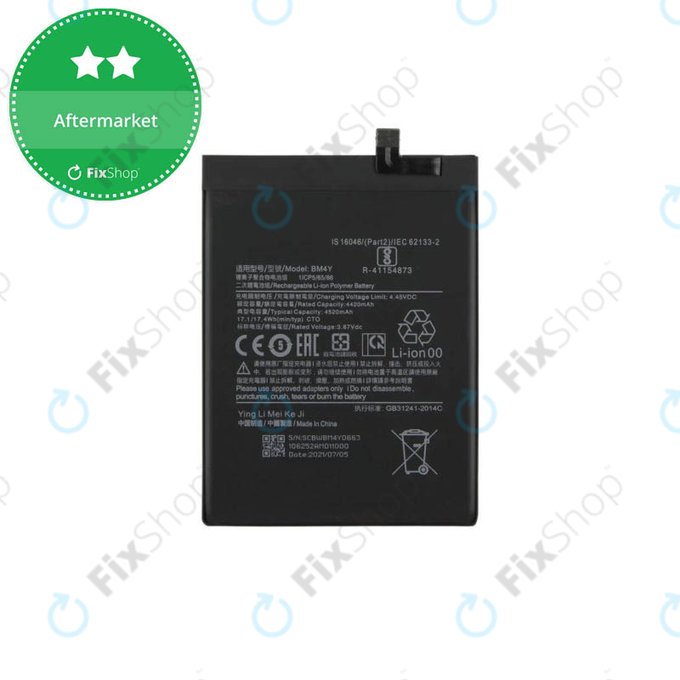 Bateria do Xiaomi Mi 11i, Poco F3, BM4Y, 4520mAh