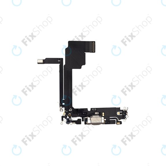 Złącze ładowania z taśmą flex do iPhone 15 Pro Max, Natural Titanium