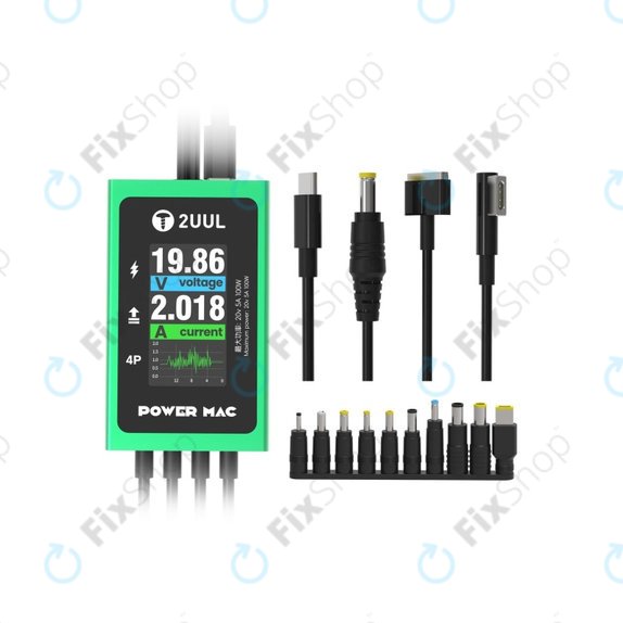 Diagnostyczny kabel zasilający z wyświetlaczem do laptopów, 2UUL PW08