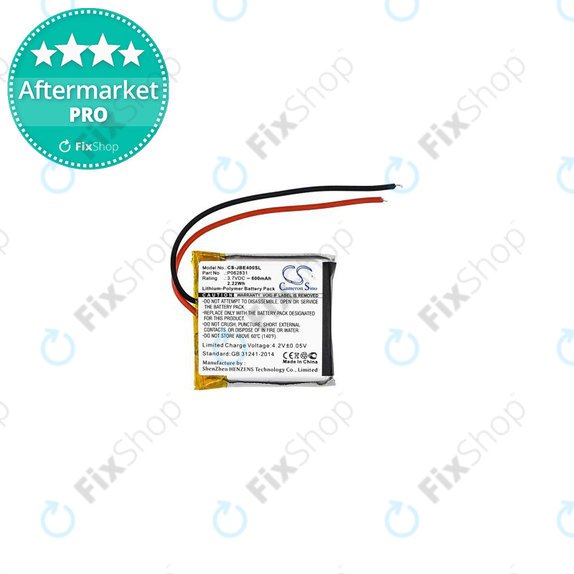 Bateria do JBL Synchros S400BT, Tune 500BT, 600BT, P062831, 600mAh, HQ