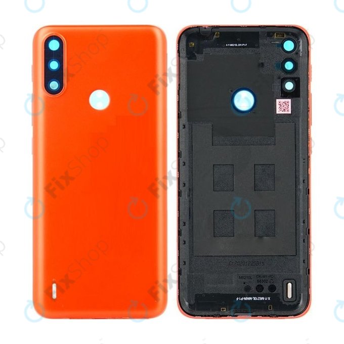 Tylna pokrywa baterii do Motorola Moto E7 Power, E7i Power, 5S58C18232, 5S58C18263, Koralowy, Coral, Red, Genuine Service Pack