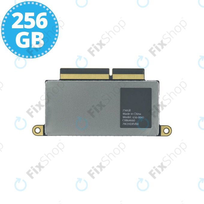 SSD 256GB do MacBook Pro 13" A1708, Late 2016 - Mid 2017, Refurbished