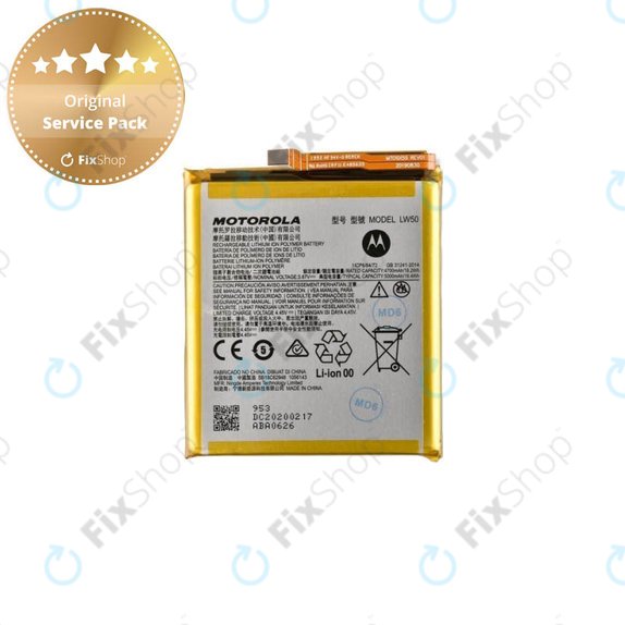 Bateria do Motorola Edge Plus, LW50 5000mAh, SB18C62948, Genuine Service Pack