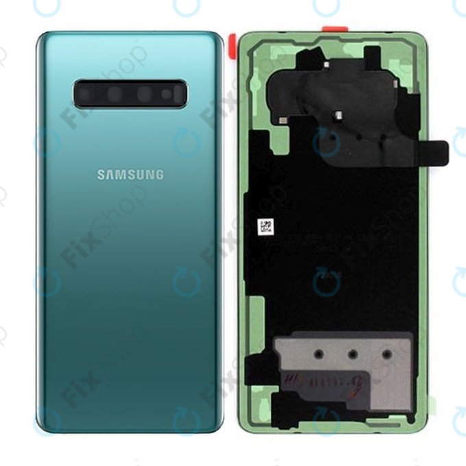 Tylna pokrywa baterii do Samsung S10 Plus G975F, GH82-18406E, Prism Green, Genuine Service Pack