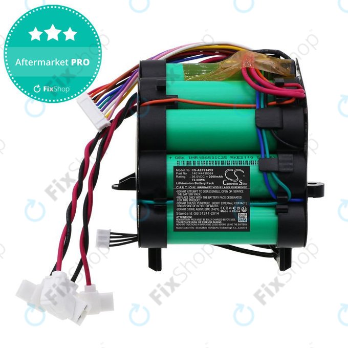 Bateria do AEG FX9, Pure F9, Electrolux FlexLift PF9, 2000mAh, Li-Ion, 36V, 140144439084, HQ