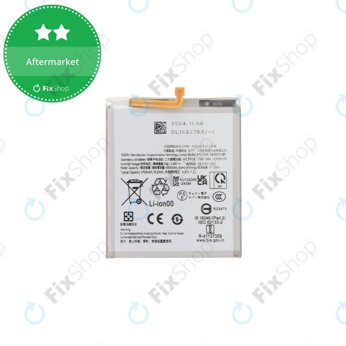 Bateria do Samsung Galaxy S24 FE S721B, EB-BS721, 4700mAh