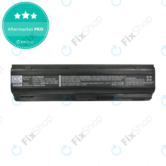 Bateria do HP Pavilion Envy 17-1001TX, 593553-001, 4400mAh, HQ