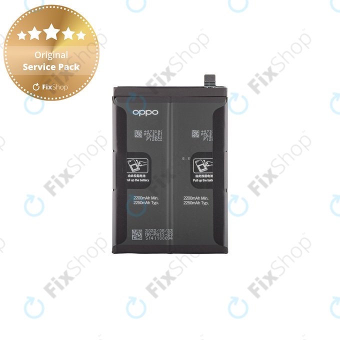 Bateria do Oppo Reno 7 5G, Find X5 Lite, 4500mAh, 4909886, Genuine Service Pack