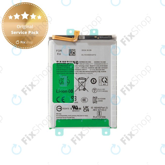 Bateria dla Samsung A17 4G, A17 5G, A175B, A176B, EB-BA166ASE, GH82-38076A, Genuine Service Pack