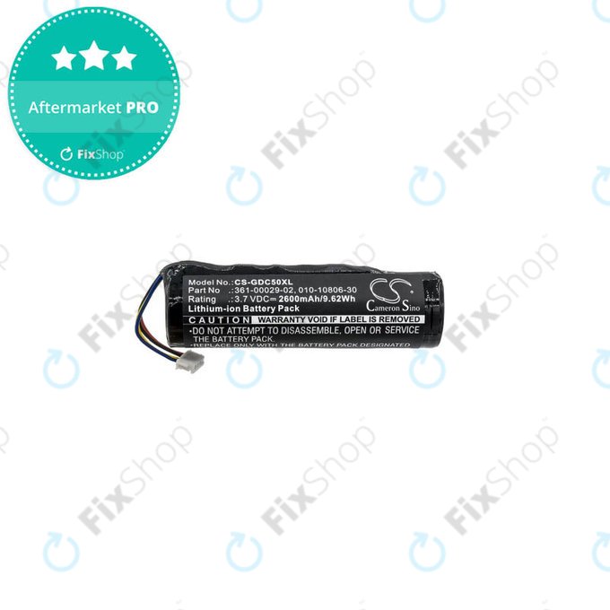 Bateria do Garmin Alpha 100, DC50, GAA002, GAA003, GAA004, T5, TT10, TT15, 010-10806-30, 010-11828-03, 361-00029-02, 2600mAh, HQ