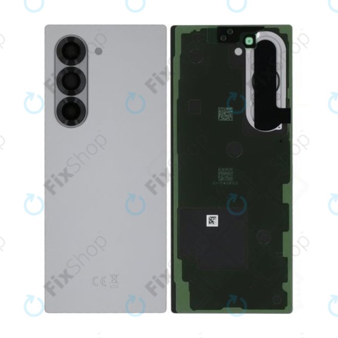 Tylna pokrywa baterii do Samsung Z Fold 6 F956B, GH82-35086A, Silver Shadow, Genuine Service Pack