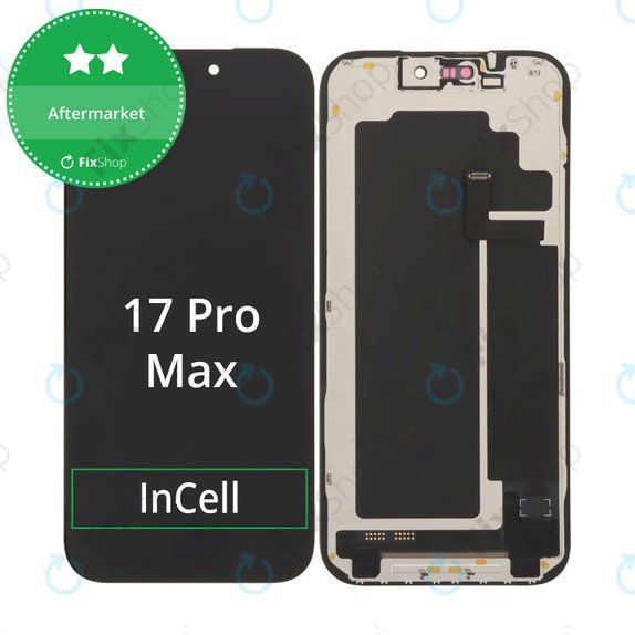 Wyświetlacz In-Cell FHD dla iPhone 17 Pro Max, Ekran dotykowy z ramką