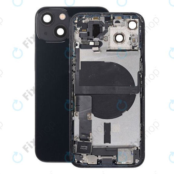 Tylna obudowa z malymi czesciami do iPhone 13, Midnight