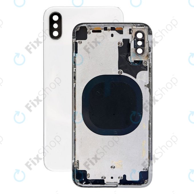 Tylna obudowa do iPhone X, Srebrny, Silver